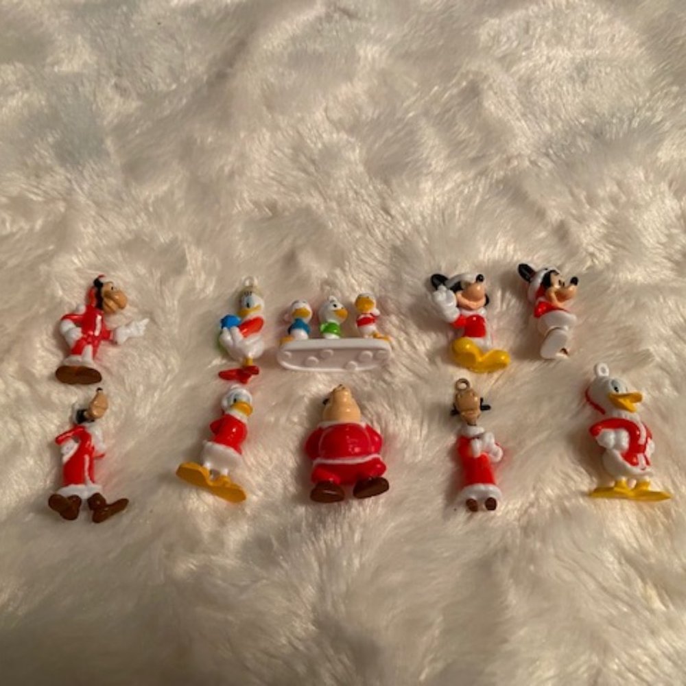 Disney Zaini Surprise Egg Christmas Holiday Ornaments 10pcs.